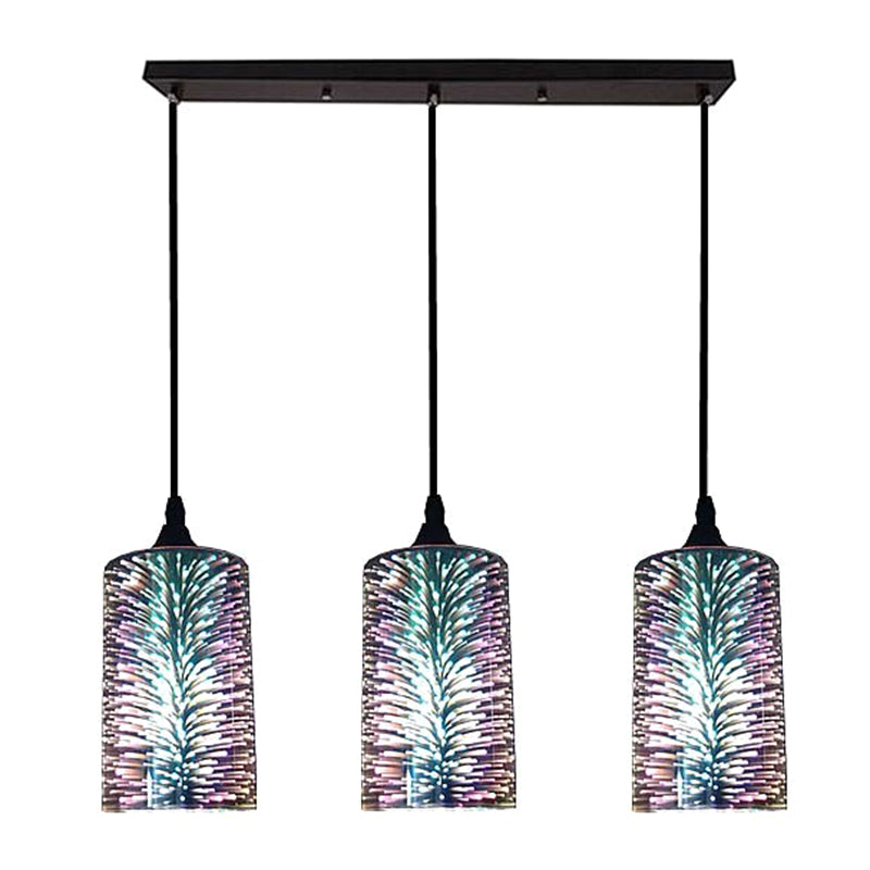 Modern multi -light hanger Creative Glass Light Shop Light Bar Light