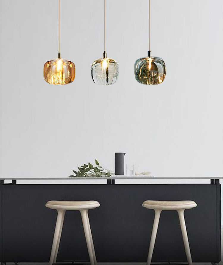 1 pendentif en verre léger Louteurs de plafond modernes suspendus suspendus pour salle à manger