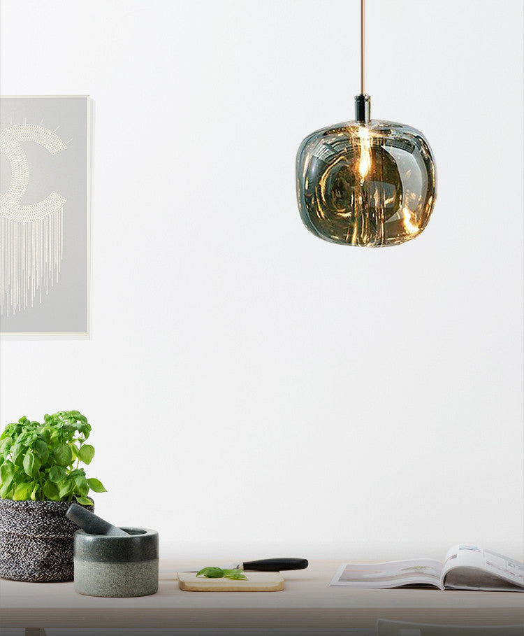 1 pendentif en verre léger Louteurs de plafond modernes suspendus suspendus pour salle à manger