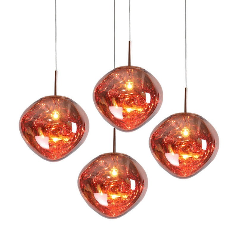 1 pendentif en verre léger Louteurs de plafond modernes pendants suspendus pour la salle à manger