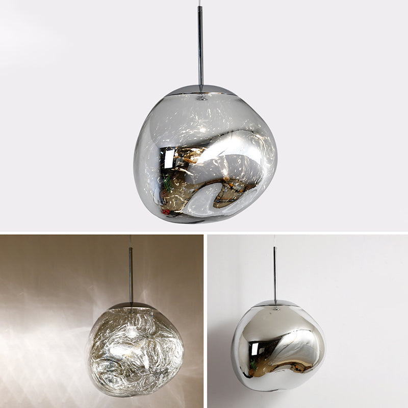 1 pendentif en verre léger Louteurs de plafond modernes pendants suspendus pour la salle à manger