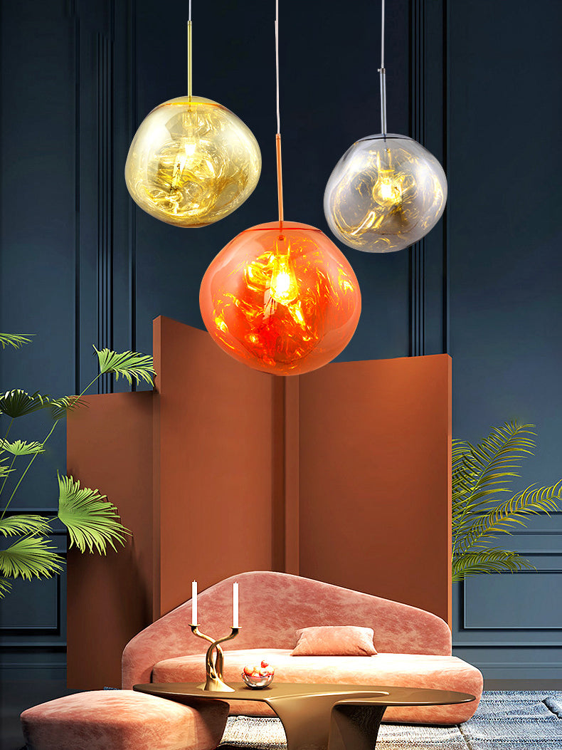 1 Light PVC Pendant Ceiling Lights Modern Pendulum Hanging Pendant Lights for Dining Room