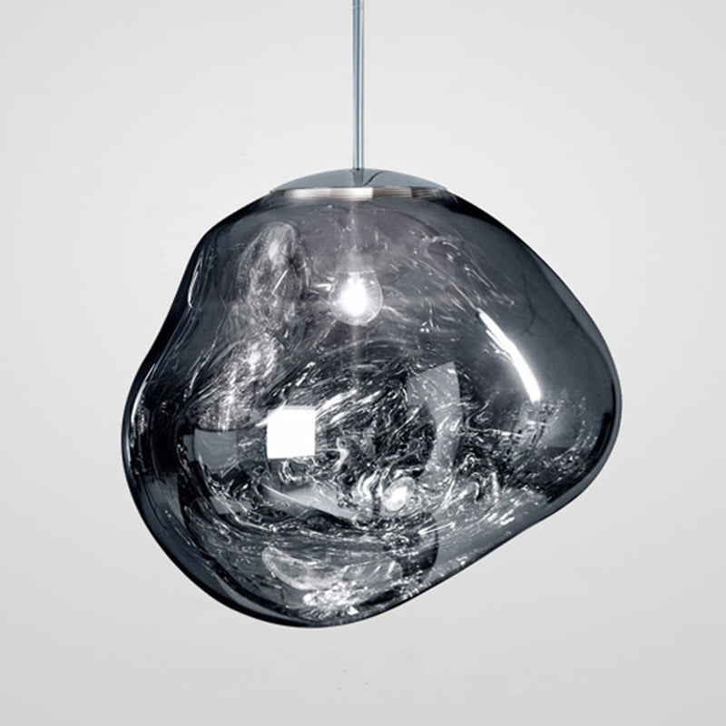 1 leichte Acrylheizenheizleuchten moderne kugelförmige Hanghänge -Anhängerleuchten für Esszimmer