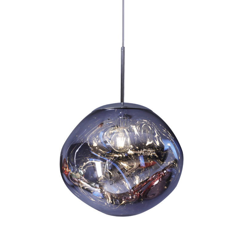 1-Ligth mondgeblazen glazen hanglampverlichtingsarmaturen Minimalisme plafondhanger voor slaapkamer