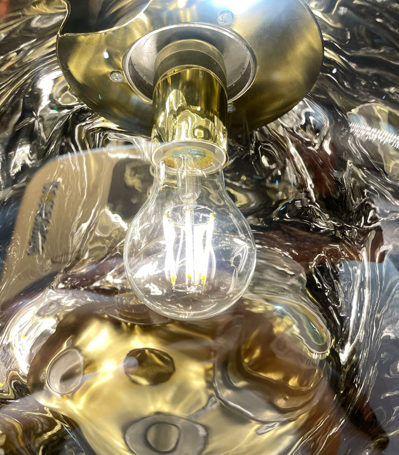 1-Ligth mondgeblazen glazen hanglampverlichtingsarmaturen Minimalisme plafondhanger voor slaapkamer