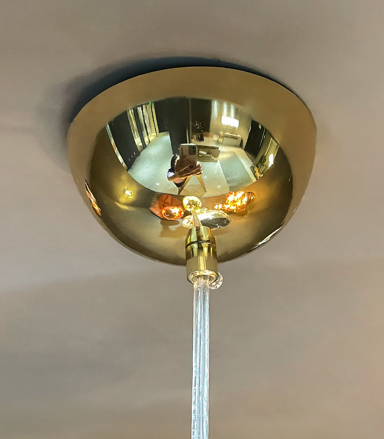 1-Ligth mondgeblazen glazen hanglampverlichtingsarmaturen Minimalisme plafondhanger voor slaapkamer