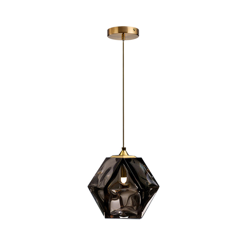 Funzionamento a sospensione in vetro a sospensione in vetro a sospensione a 1 luce Kit di luce a sospensione per sala da pranzo