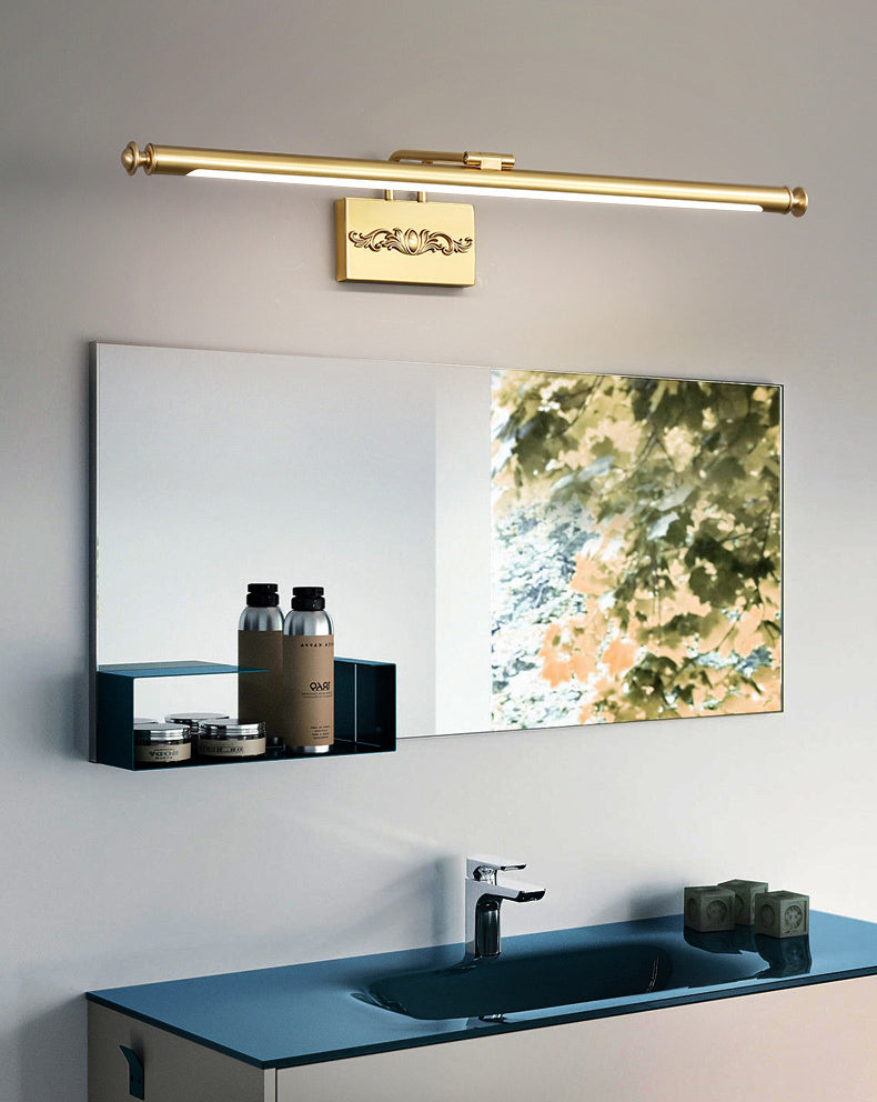 Thin-Line Metal Wall Mounted Lights Modern Wall Lighting Ideas for Bathroom