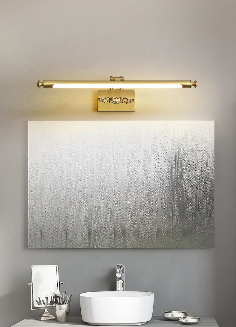 Thin-Line Metal Wall Mounted Lights Modern Wall Lighting Ideas for Bathroom