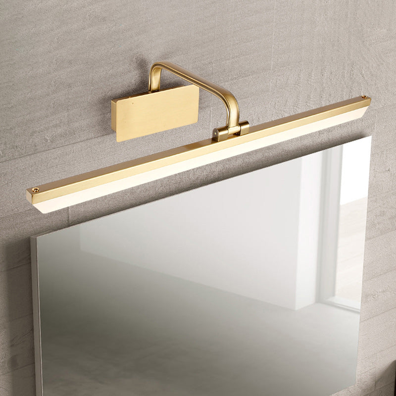 Thin-Line Metal Wall Mounted Lights Contemporary Wall Mounted Light Fixture for Bathroom
