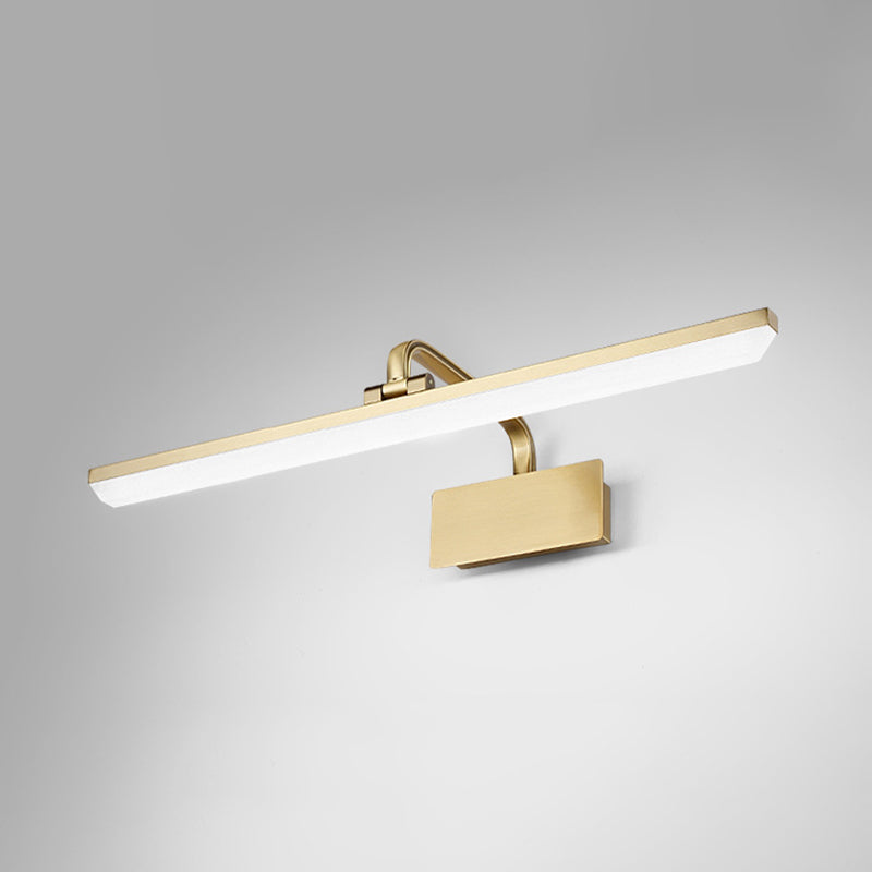 Thin-Line Metal Wall Mounted Lights Contemporary Wall Mounted Light Fixture for Bathroom