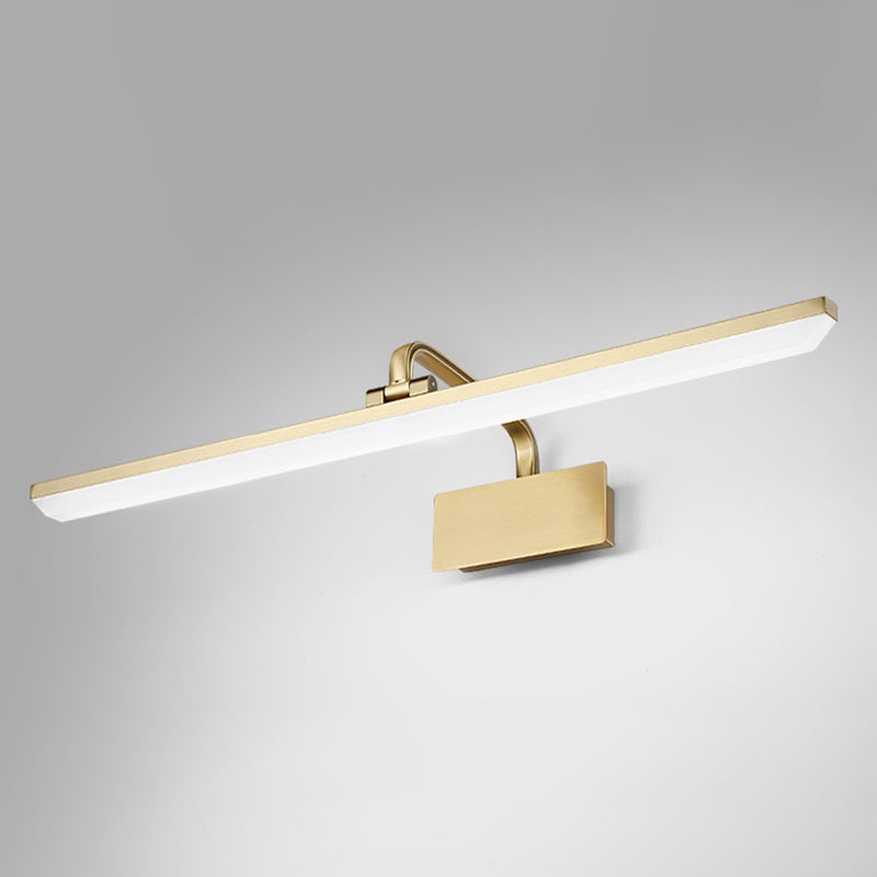 Thin-Line Metal Wall Mounted Lights Contemporary Wall Mounted Light Fixture for Bathroom