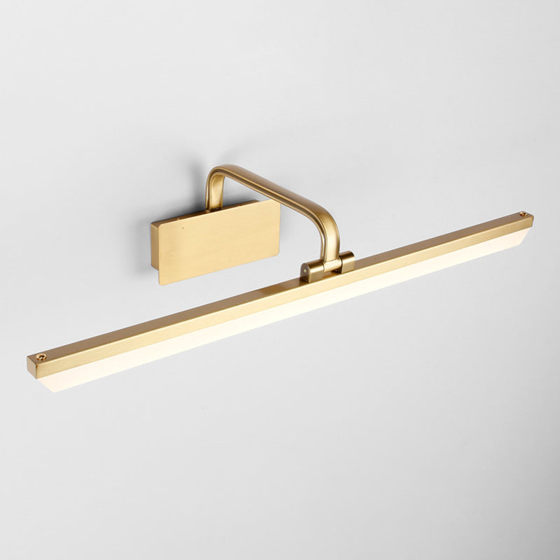 Thin-Line Metal Wall Mounted Lights Contemporary Wall Mounted Light Fixture for Bathroom