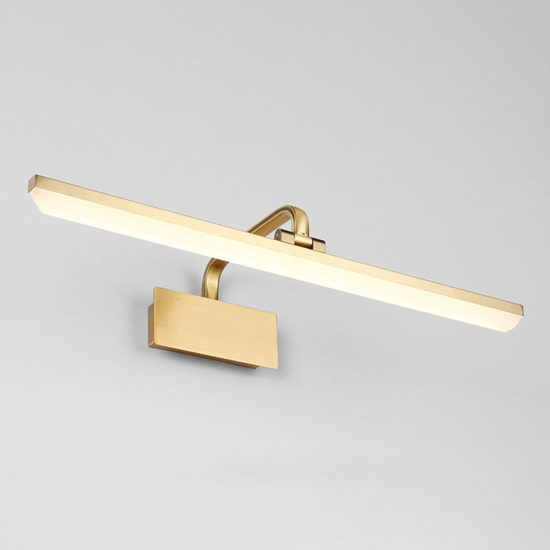 Thin-Line Metal Wall Mounted Lights Contemporary Wall Mounted Light Fixture for Bathroom