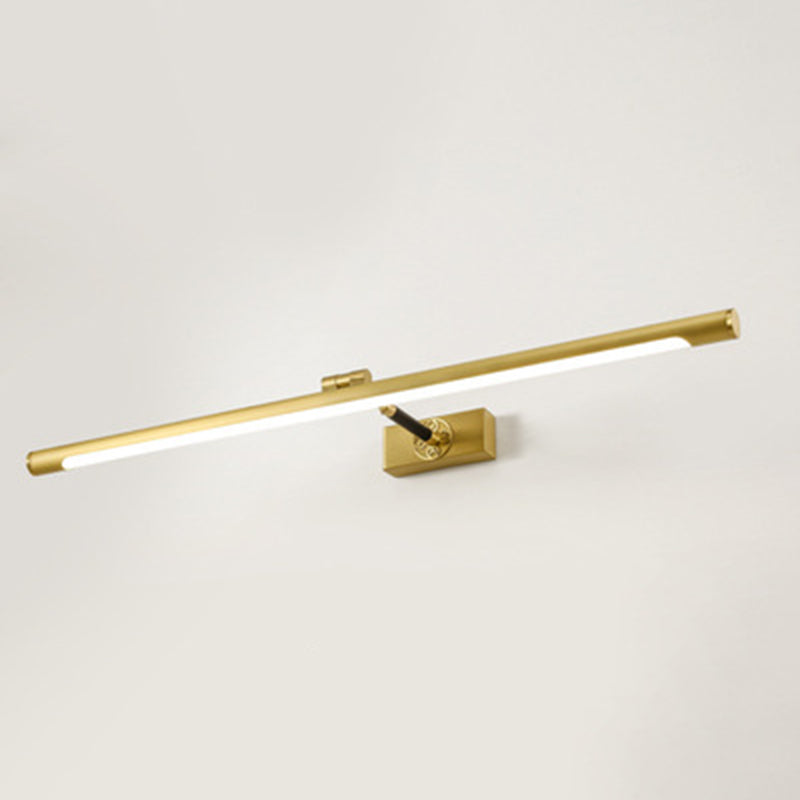Linear Metal Wall Mounted Lights Contemporary Wall Mounted Light Fixture for Bathroom
