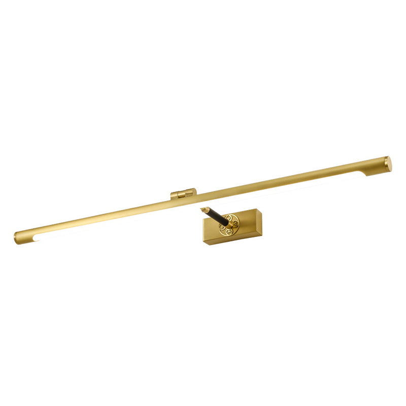 Linear Metal Wall Mounted Lights Contemporary Wall Mounted Light Fixture for Bathroom