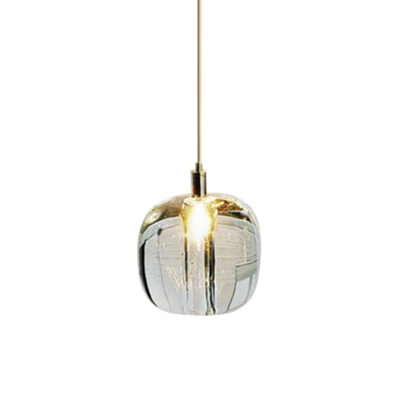 Funzionamento a sospensione in vetro a sospensione in vetro a sospensione a 1 luce Kit di luce a sospensione per sala da pranzo