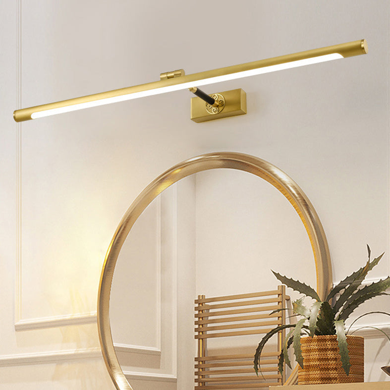 Linear Metal Wall Mounted Lights Contemporary Wall Mounted Light Fixture for Bathroom