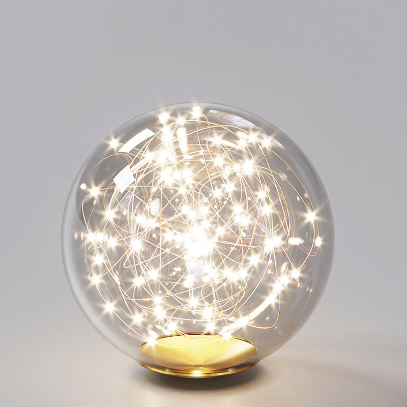 Modern Luxury Style Spherical Flush Mount Ceiling Light Fixtures Glass Ceiling Mount Chandelier