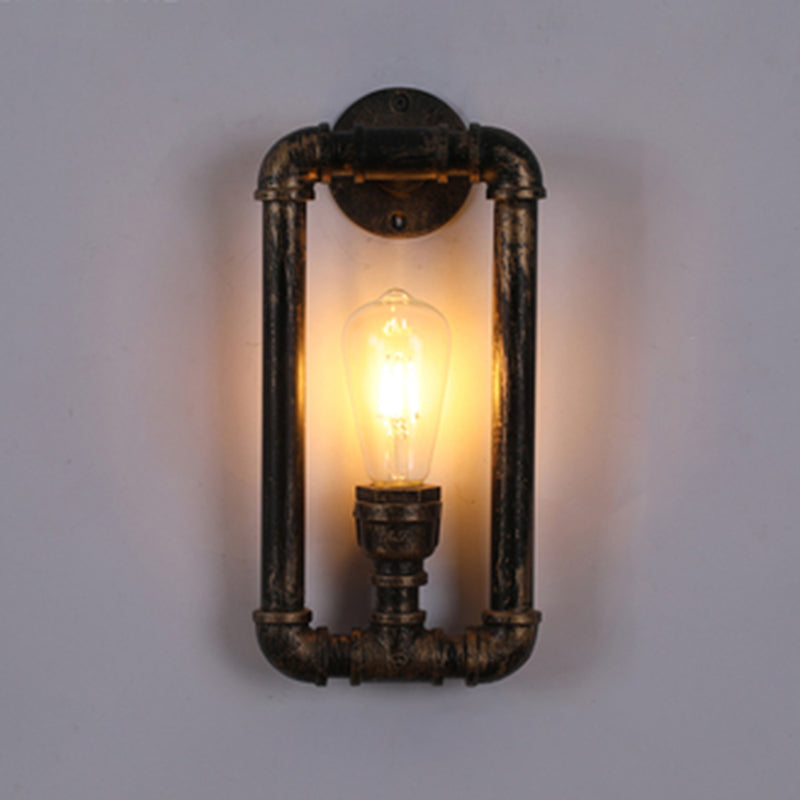 Éclairage de tuyauterie vintage industrielle Éclairage métallique mural métallique pour couloir