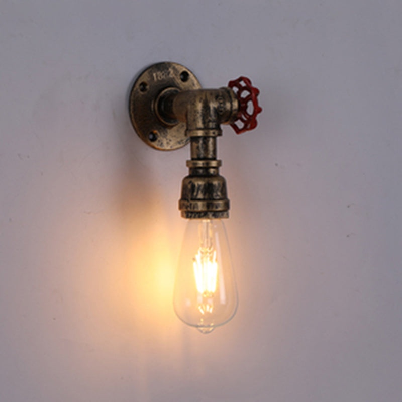 Éclairage de tuyauterie vintage industrielle Éclairage métallique mural métallique pour couloir