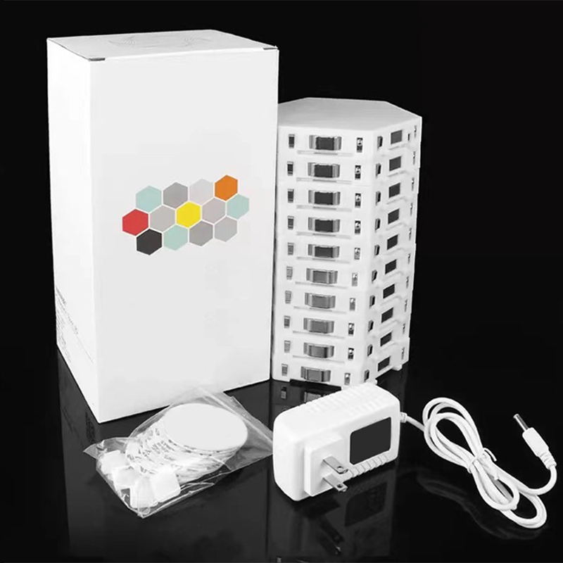 White Honeycomb Wall Sconce Light Decorative Modern Plastic LED Wall Lamp for Living Room