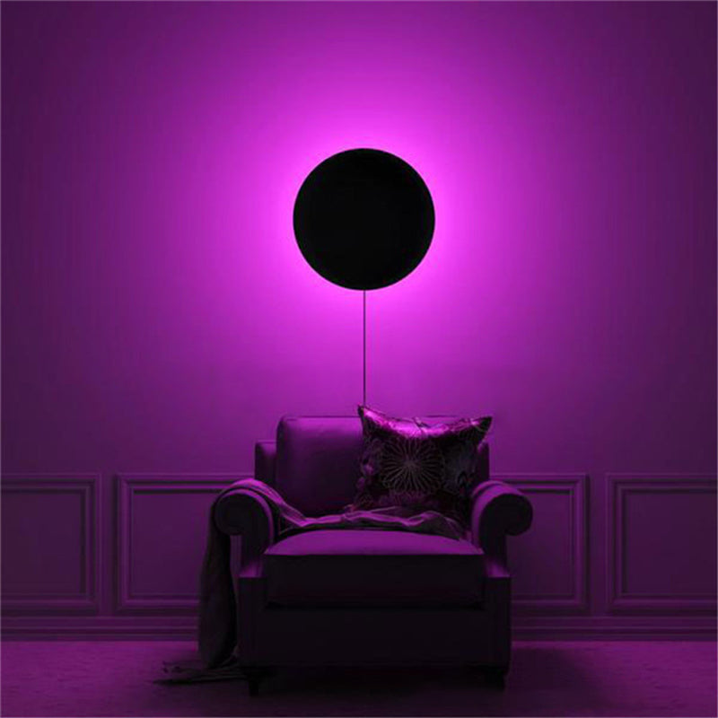 NOVERTY LAMPAGGIO LED MIMINALISTRO SCONCE LAMPARE NERO ECLIPSE SOLAR ECLIPSE ALLUNE