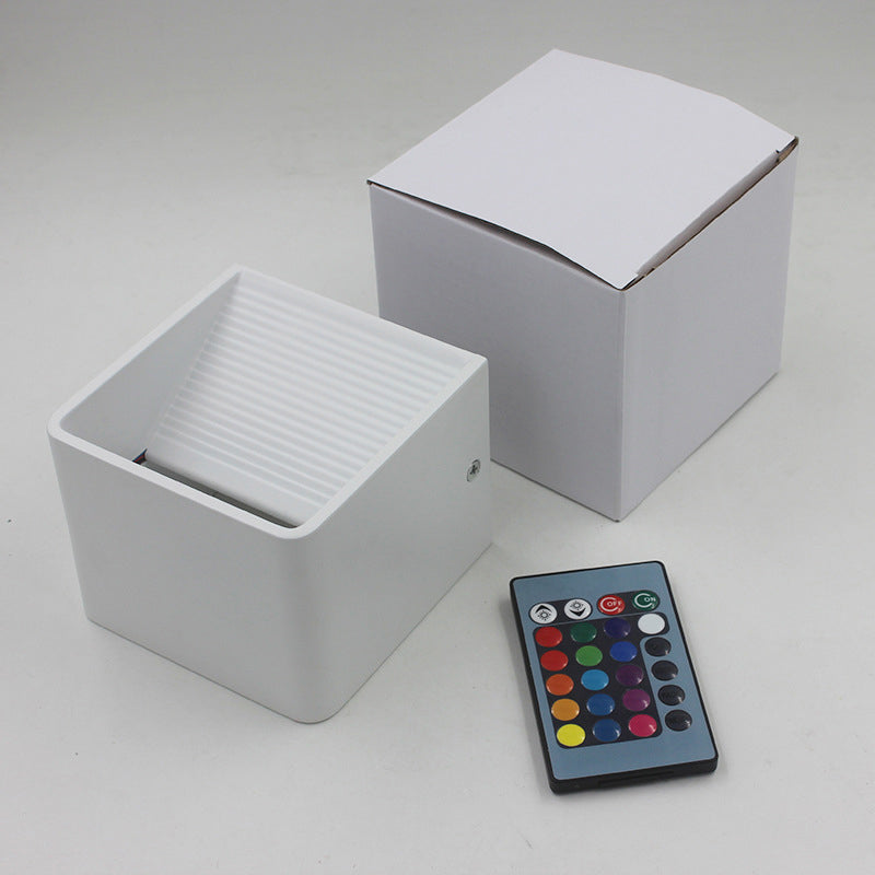 Luz de la pared LED contemporánea de la pared de la pared de cubo de aluminio para el pasaje