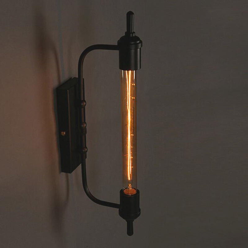 Retro Industrial Style Water Pipe Wall Mounted Lights Metallic Wall Mounted Lamp for Bar