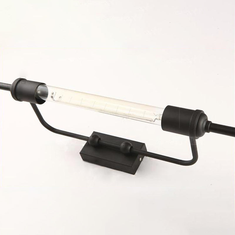 Retro Industrial Style Water Pipe Wall Mounted Lights Metallic Wall Mounted Lamp for Bar