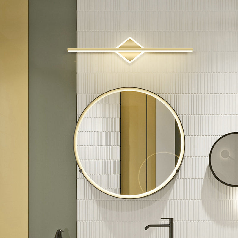 Luci da parete di vanità lineari Simplicità SCONCE MOLTA VANITÀ METALLICA PER BAGNI