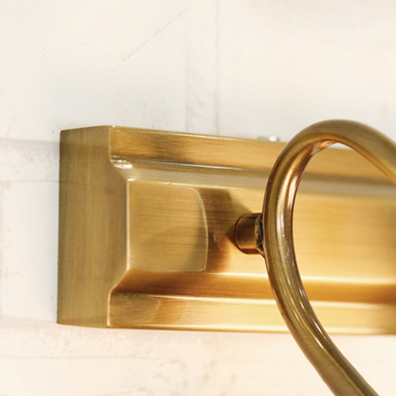 Goldene ausgestellte Wandleuchten beleuchtet traditionelle Glas Badezimmer Wandmontageleuchte