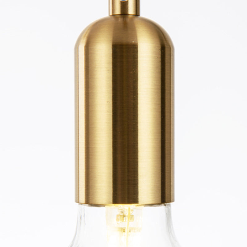 Loft Style Bulb Ceiling Lighting Fixture Metal Down Lighting Pendant for Cloth Shop