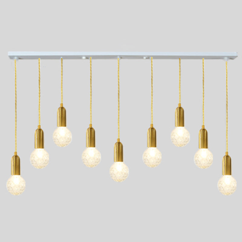 Loft Style Bulb Ceiling Lighting Fixture Metal Down Lighting Pendant for Cloth Shop