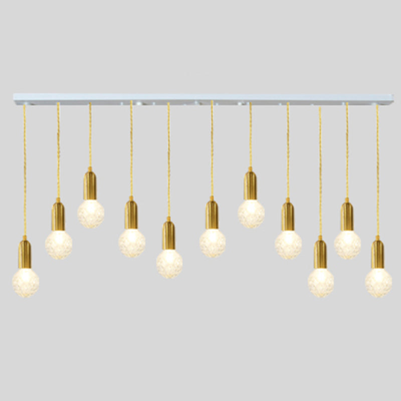 Loft Style Bulb Ceiling Lighting Fixture Metal Down Lighting Pendant for Cloth Shop