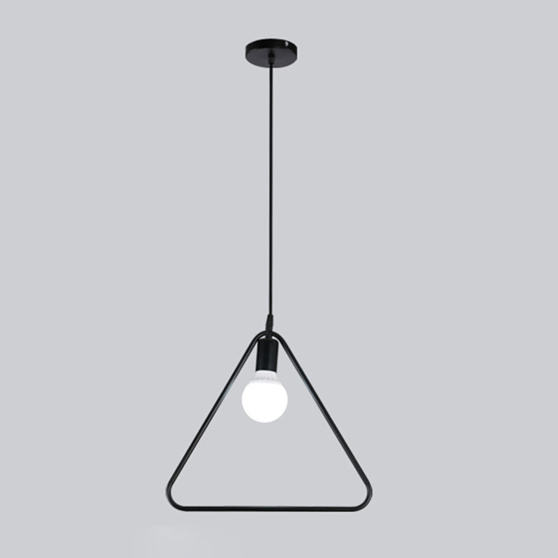 Metallhangende Deckenleuchte geometrische minimalistische Style Hanging Pendellicht für Stoffladen