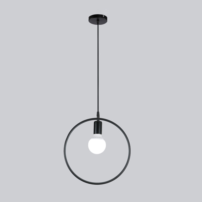 Metallhangende Deckenleuchte geometrische minimalistische Style Hanging Pendellicht für Stoffladen