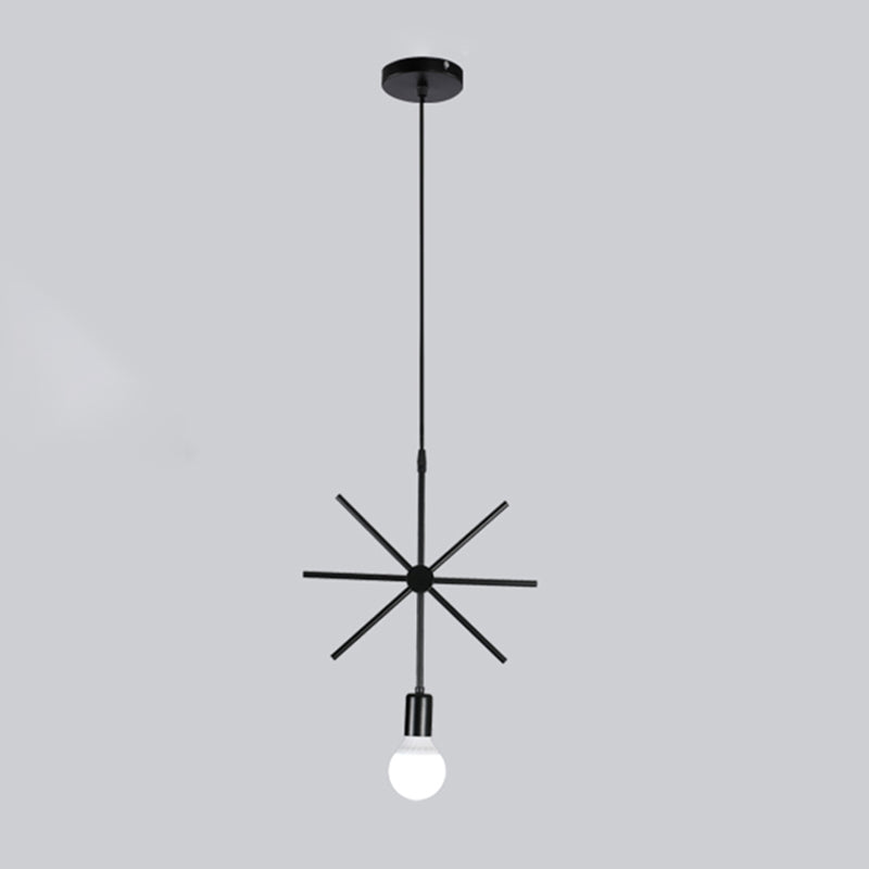 Metallhangende Deckenleuchte geometrische minimalistische Style Hanging Pendellicht für Stoffladen