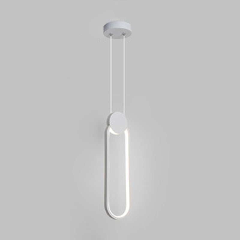 Geometric Acrylic LED Ceiling Light in Modern Singularity Wrought Iron Pendant Light for Commercial Place