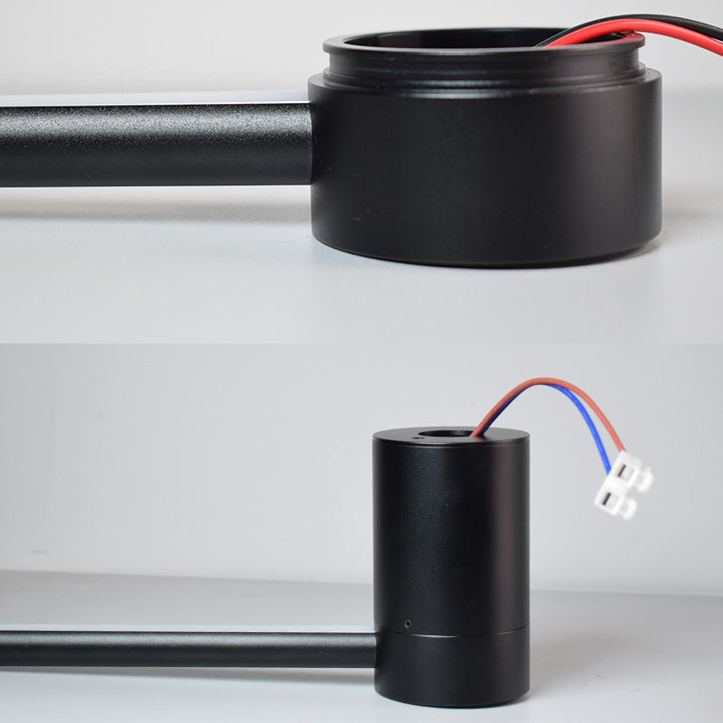 Iluminación de pared LED de aluminio Media Moder Minimalista Minimalista Luz de luz lámparas para sala de estar