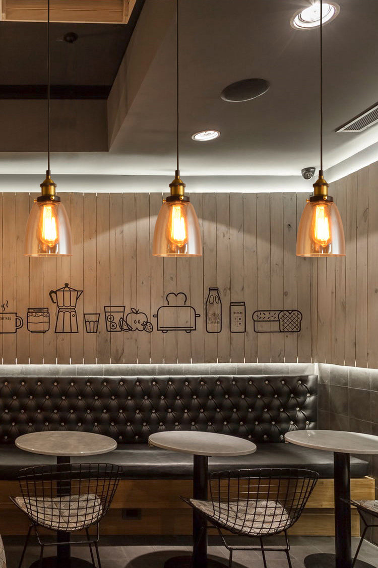 Luminaire de luminaire ombré de style loft.