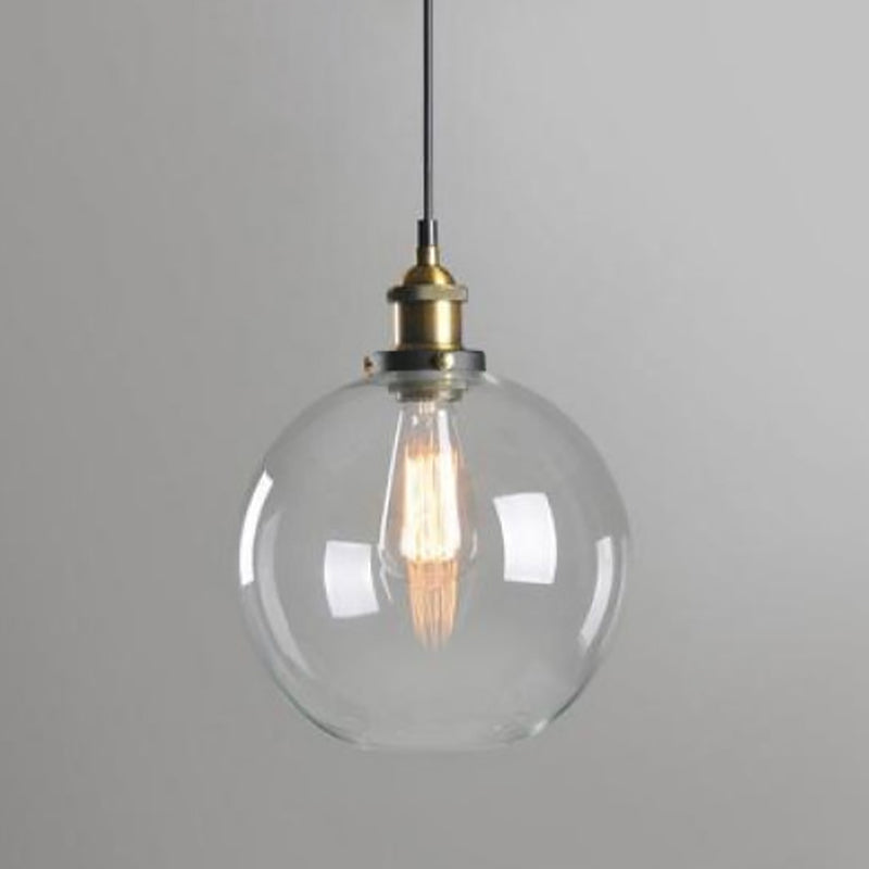 Glazen gearceerde plafondverlichting armatuur loftstijl restaurant hanglamp plafondlicht