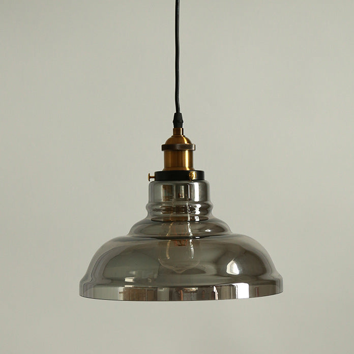 Fumo grigio lampada a sospensione in stile industriale fienile a sospensione a sospensione