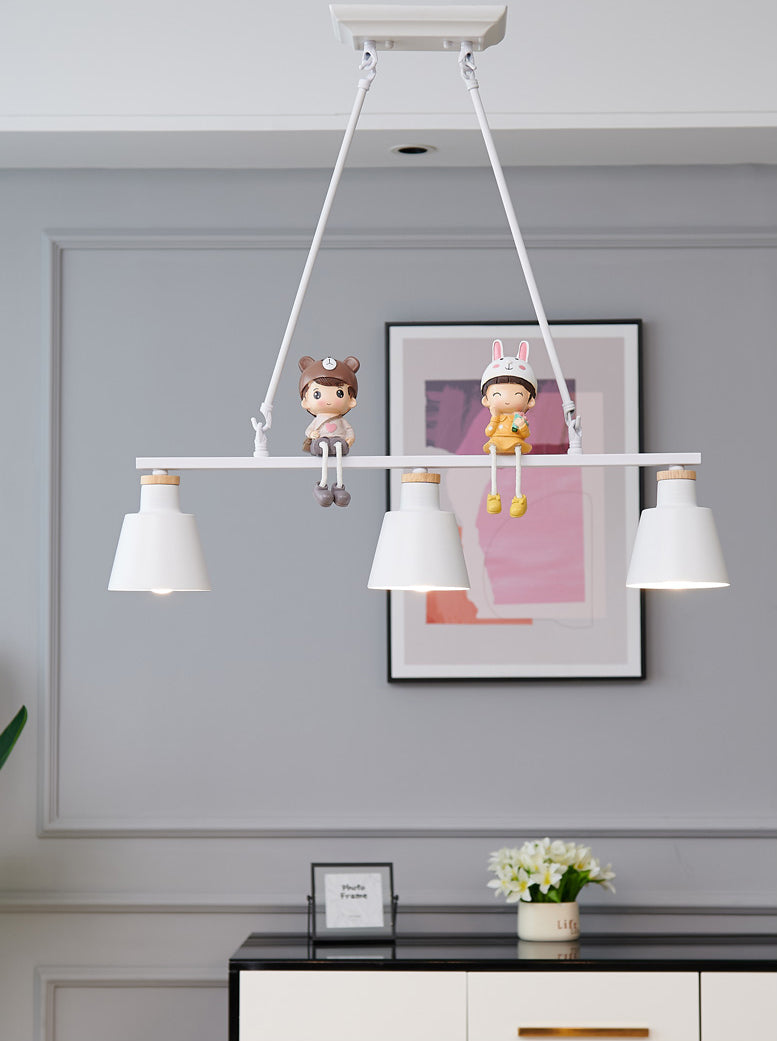 Lucile dell'isola isola a forma di cono in metallo MODERNO MODERNO STANTE INSLANA LUCE PER CAMERA PASSAGGIO