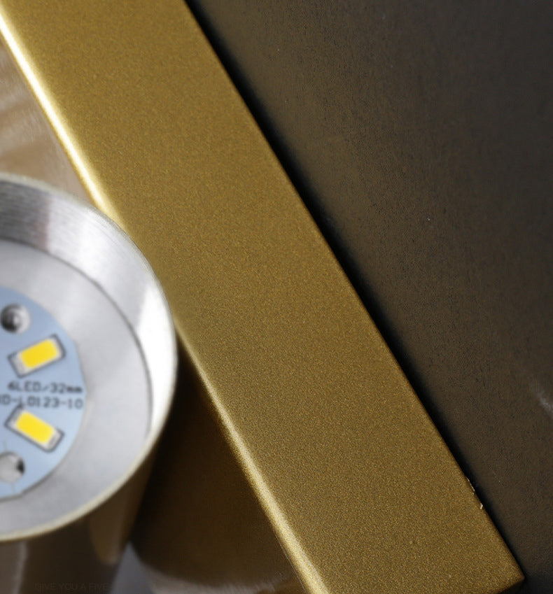 Moderno cilindro in stile di lusso su e giù a parete a led sconce cristallo montato lampada montata per camera da letto