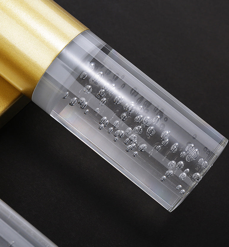 Moderno cilindro in stile di lusso su e giù a parete a led sconce cristallo montato lampada montata per camera da letto