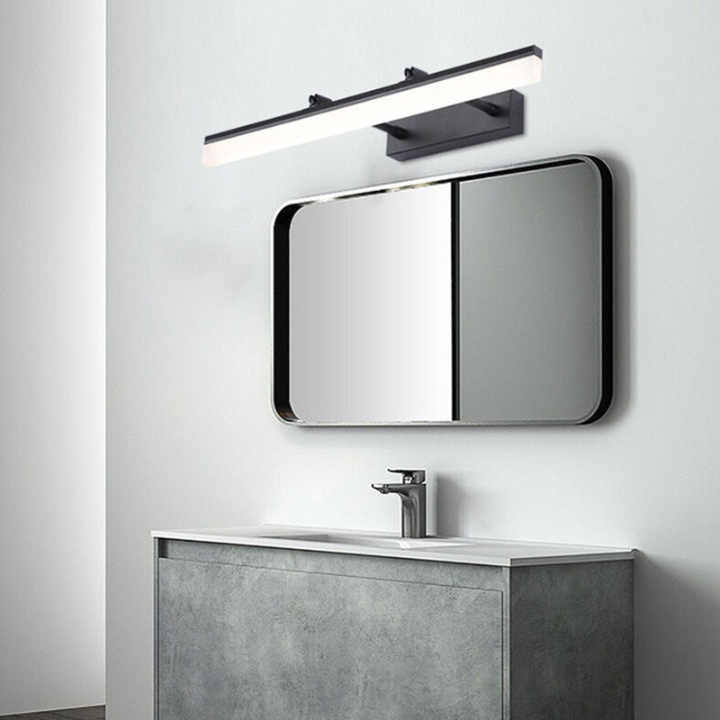 Contemporary Simplicity Linear Vanity Light Fixture Acrylic Wall Lighting Fixtures for Bathroom