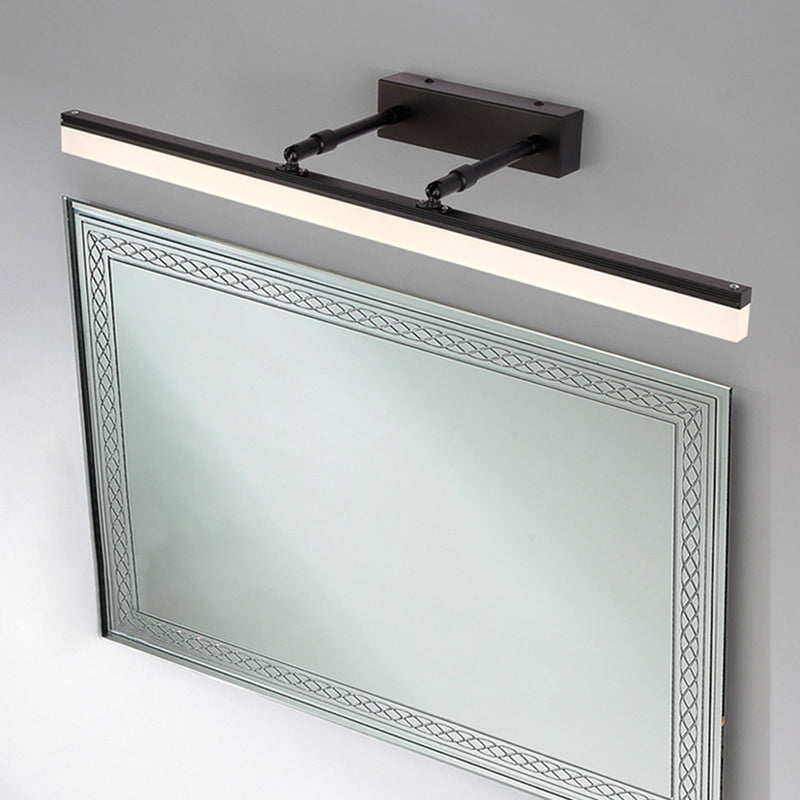 Moderne Einfachheit Rechteck Eitelkeitsleuchte Acryl -Wandbeleuchtung für Badezimmer