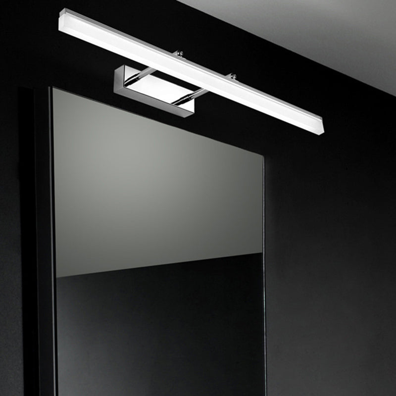 Moderne Einfachheit Rechteck Eitelkeitsleuchte Acryl -Wandbeleuchtung für Badezimmer