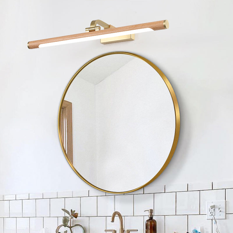 Horizontale Metallwandbeleuchtung Moderne LED -Holzwandhalterung Leuchte Leuchte Leuchte